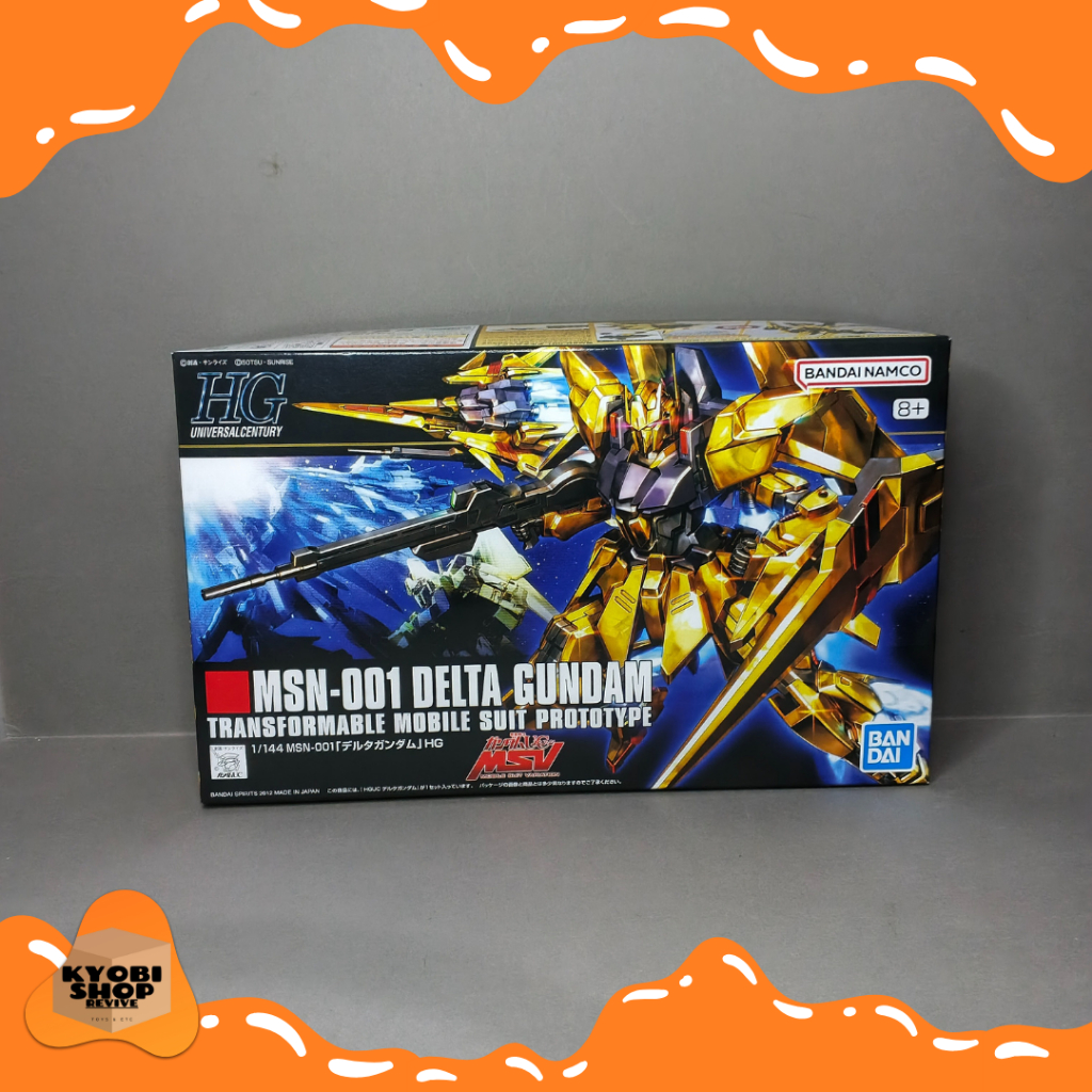 Bandai Gunpla Gundam HG 1/144 MSN-001 Delta Gundam
