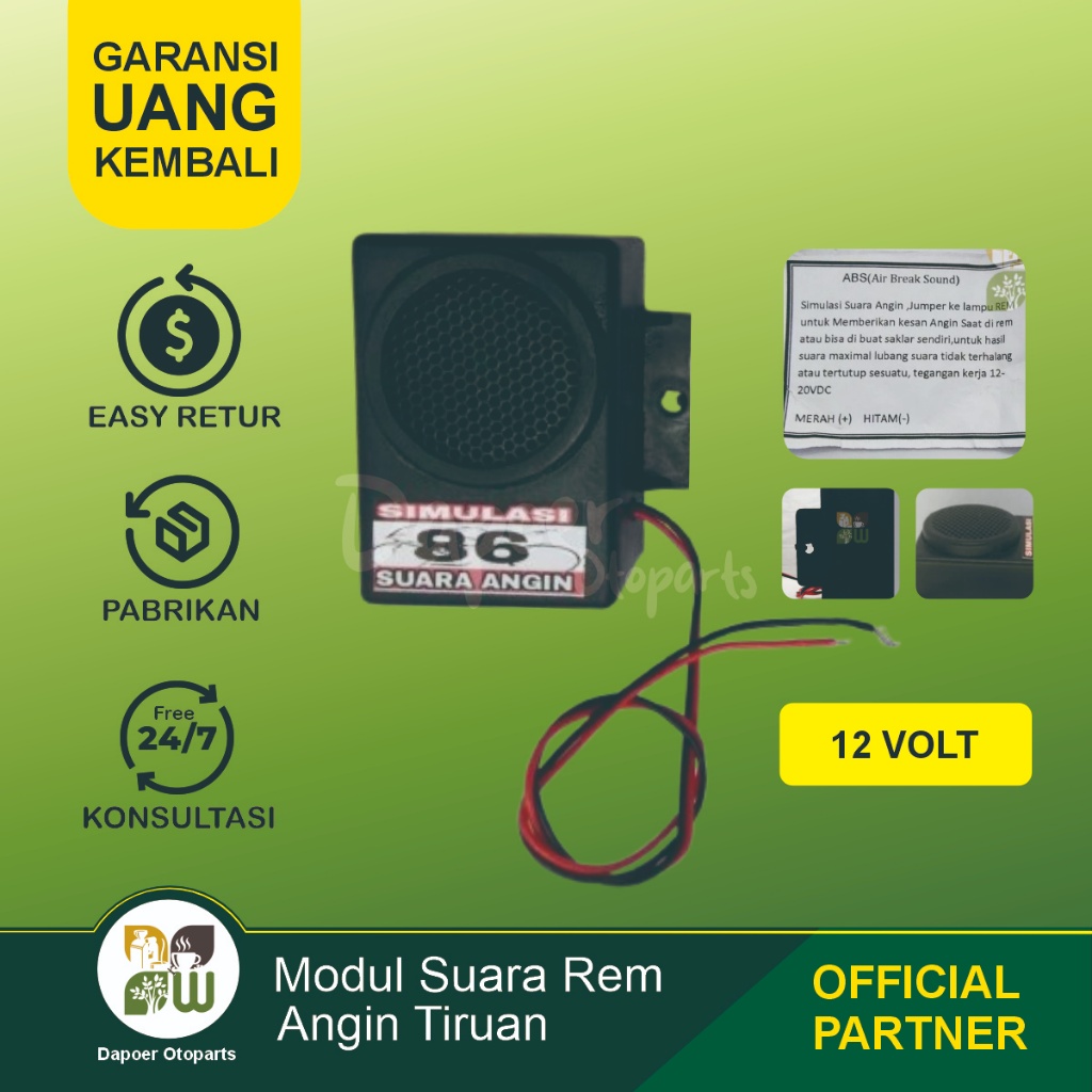 Modul Suara Rem Angin Tiruan Simulasi Motor Mobil 12v