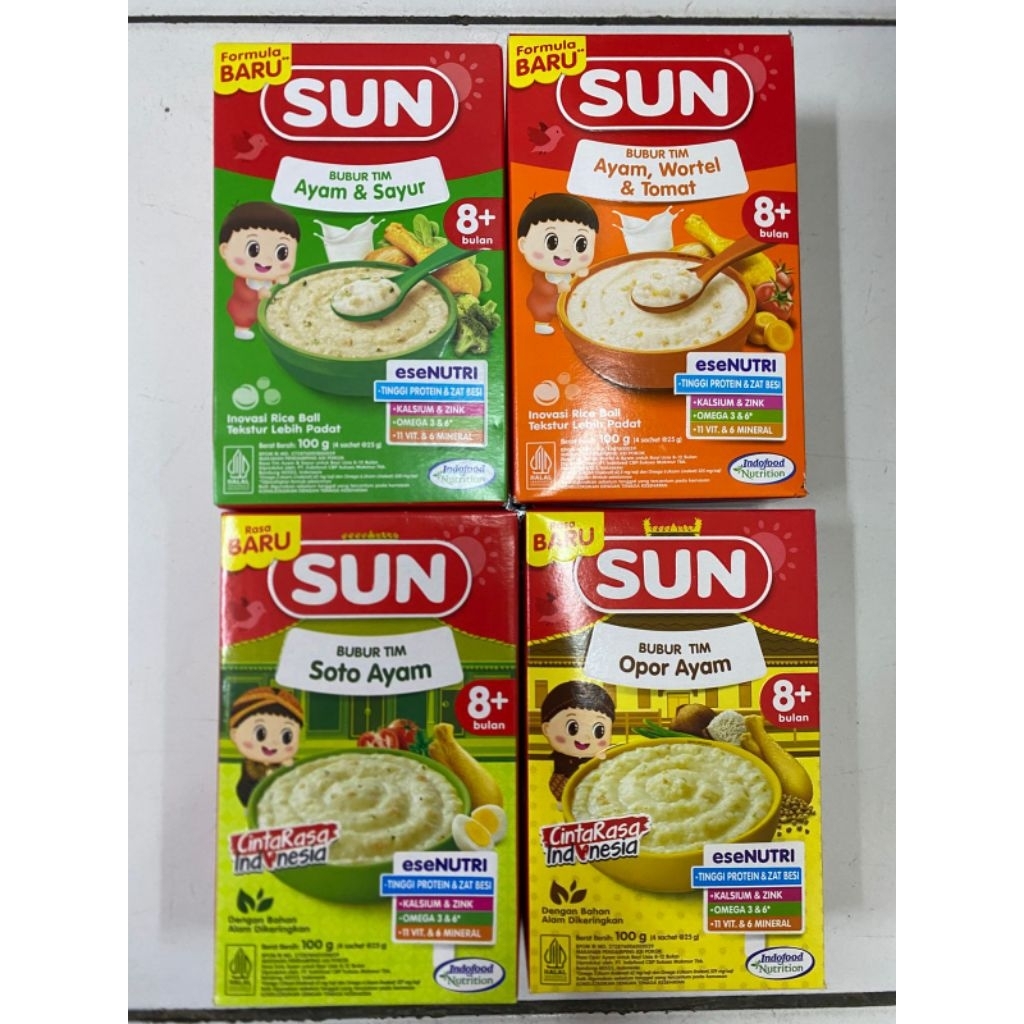 sun bubur tim bayi 8+bulan 100gr