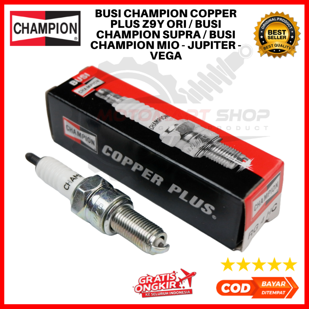 Busi Champion Copper Plus Z9Y Ori / Busi Champion Supra / Busi Champion Mio - Jupiter - Vega