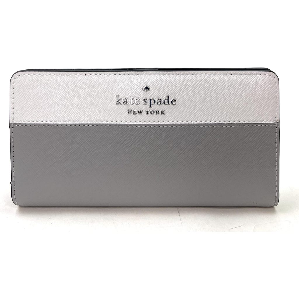 Authentic - KS - Staci Colorblock Large Slim Bifold Wallet - Dompet Panjang Wanita