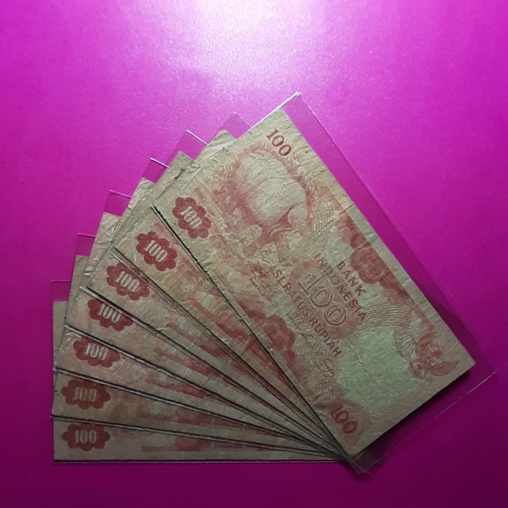 uang kuno 100 rupiah badak 1977