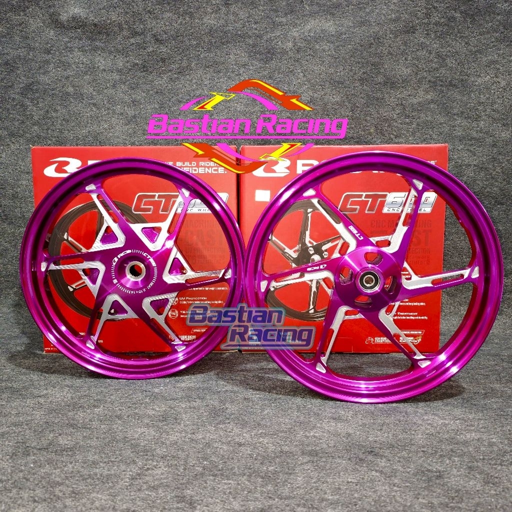 VELG RCB RACING ORIGINAL CT 600 185x14 215x14 BEAT SCOOPY VARIO 110 125 150 160 CBS GENIO SPACY MIO 