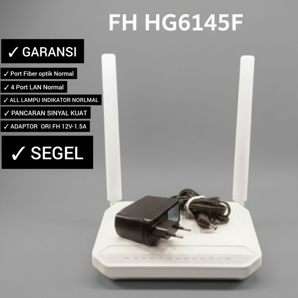 Fiberhome HG6145F Dual Band 5G WiFi [4 Port Gbit] Modem Router Bekas Normal GPON ONU