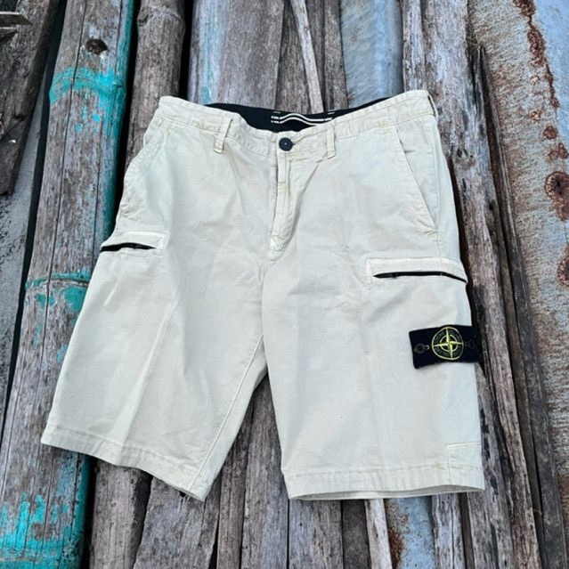 celana pendek shortpants cargo stone island original authentic certilogo