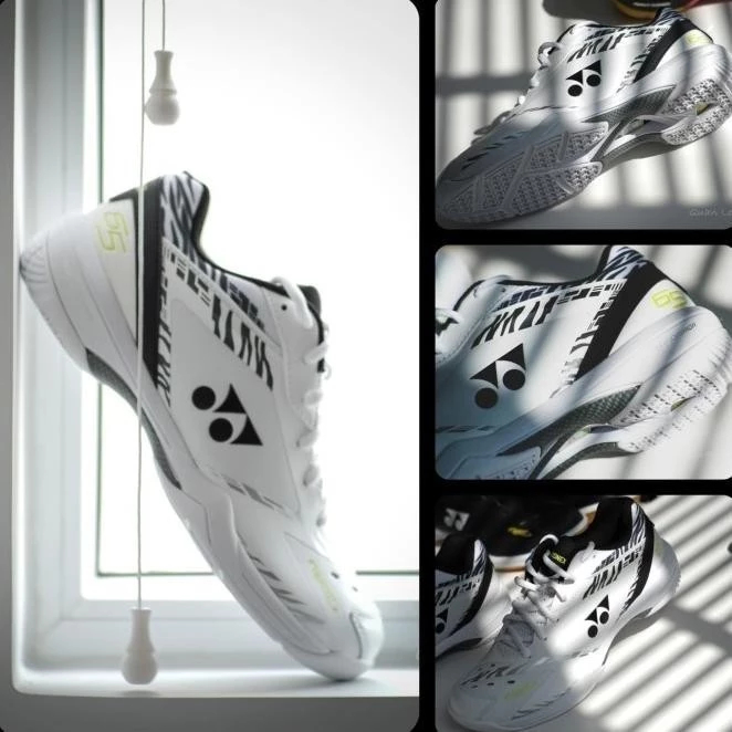 Hot Item Restock Sepatu Badminton Yonex Power Cushion SHB65 Z3 SHB 65 Z3 / SHB65Z3 Wide White Tiger