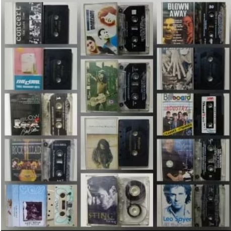 Kaset Pita Barat Nirvana/Metallica/Coldplay/Radiohead/Elvis/Queen/The Cure DLL