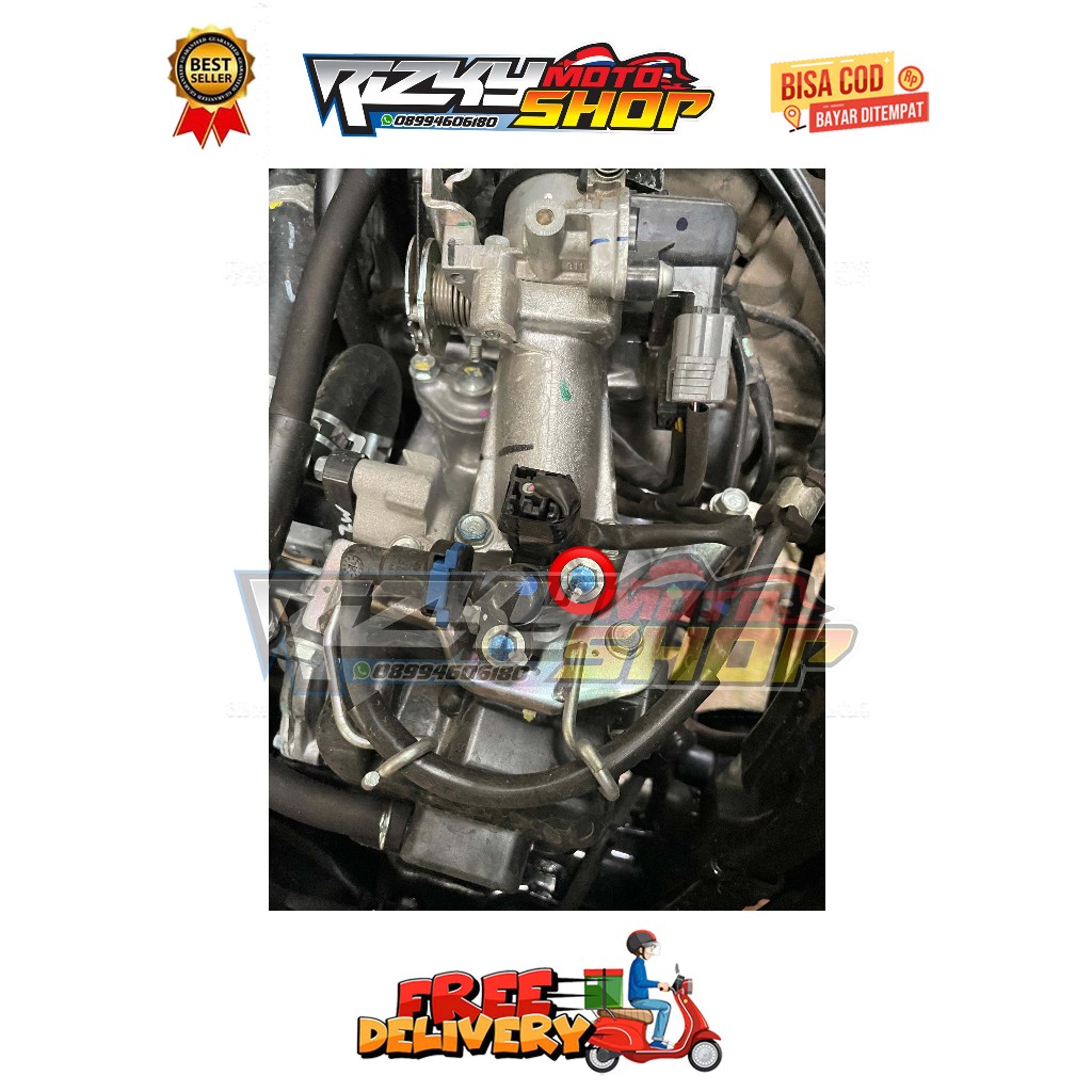 BAUT DUDUKAN INJECTOR ( 1 BAUT ) PCX VARIO BEAT DELUXE SCOOPY ADV STYLO GENIO SPACY 110 125 150 160 