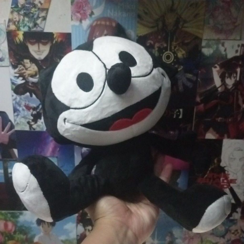 Official Plush FELIX THE CAT/ Boneka FELIX SI KUCING DREAMWORKS ORIGINAL
