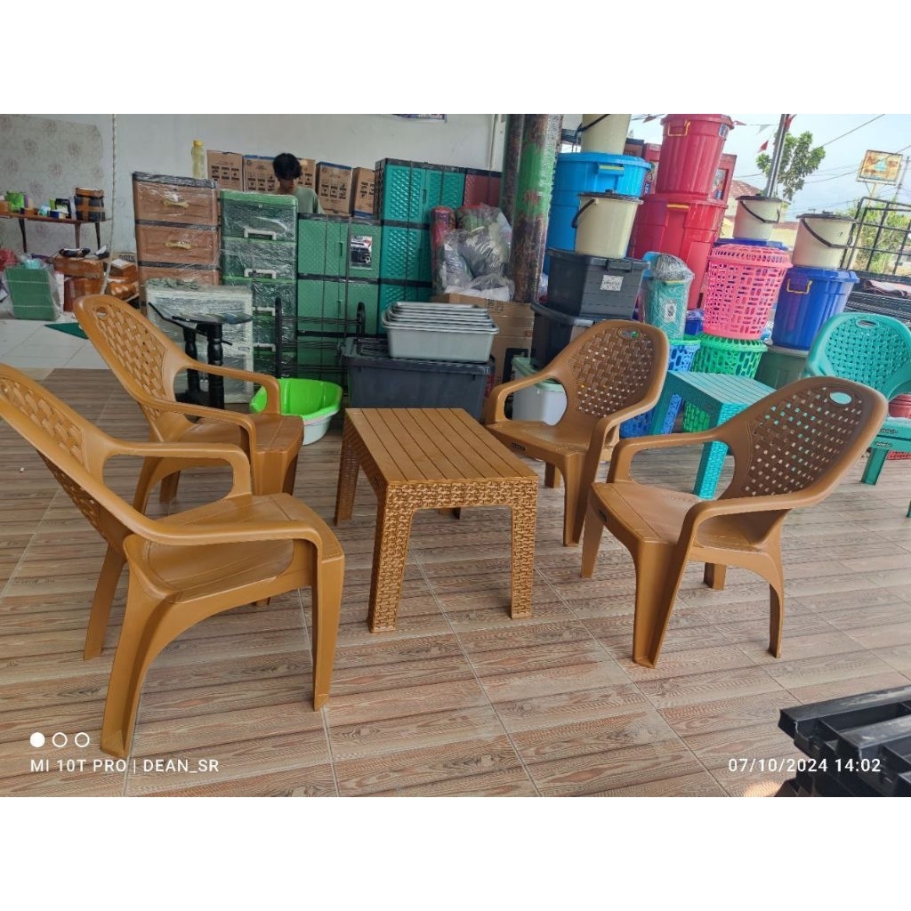 Napolly - 4 KURSI Napolly 932+ MEJA Napolly 7045