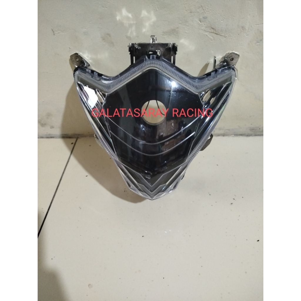Reflektor Batok Lampu Depan Satria Fu New Facelift Tanpa Frame Custom Dudukan Socket H4