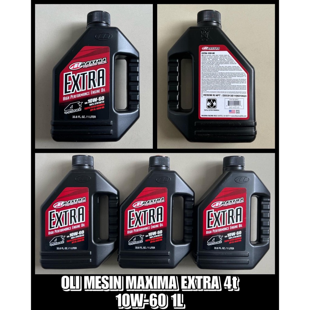 OLI MESIN MAXIMA EXTRA 4T 10W-60 1L