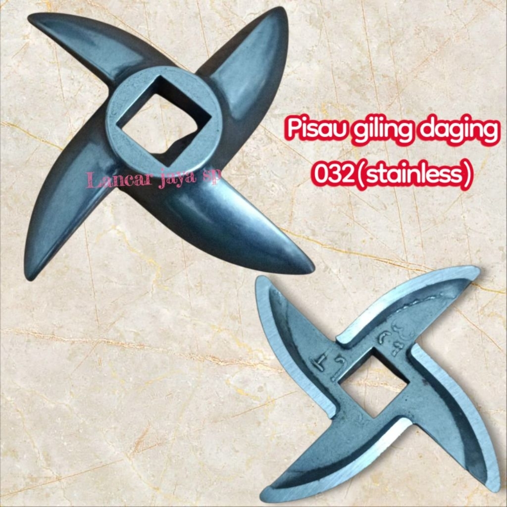pisau giling daging no 32 / 032 stainless