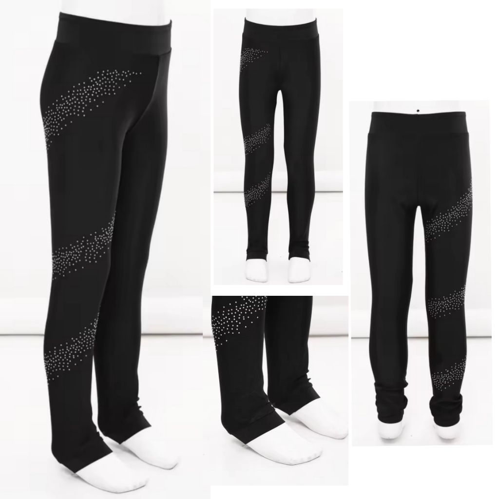 (READY STOCK 844) Legging Gymnastic anak legging ice skating anak perempuan celana legging panjang i