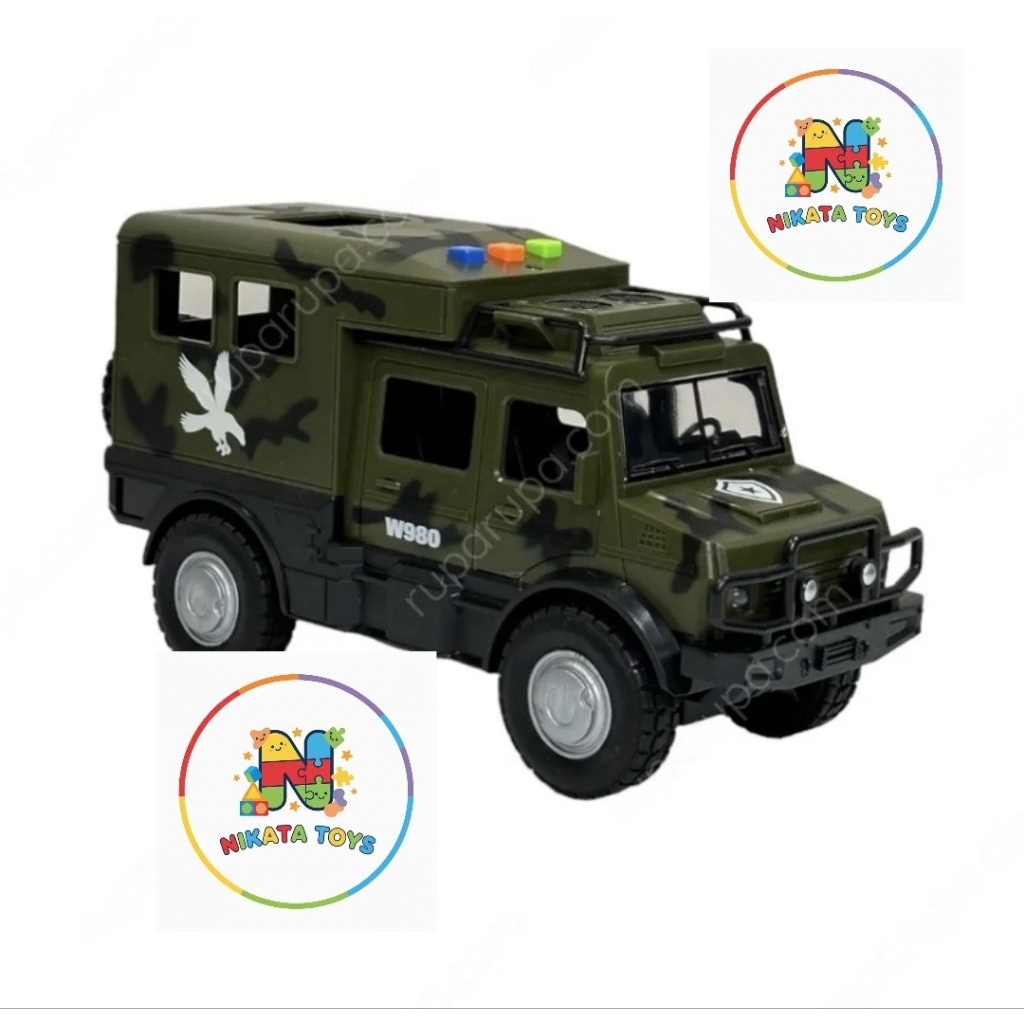 Cruzer 1:16 City Action Friction Army Truck