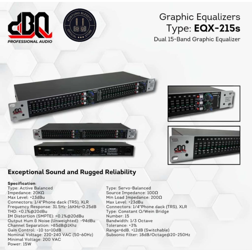 Equalizer DBQ EQX-215s Original