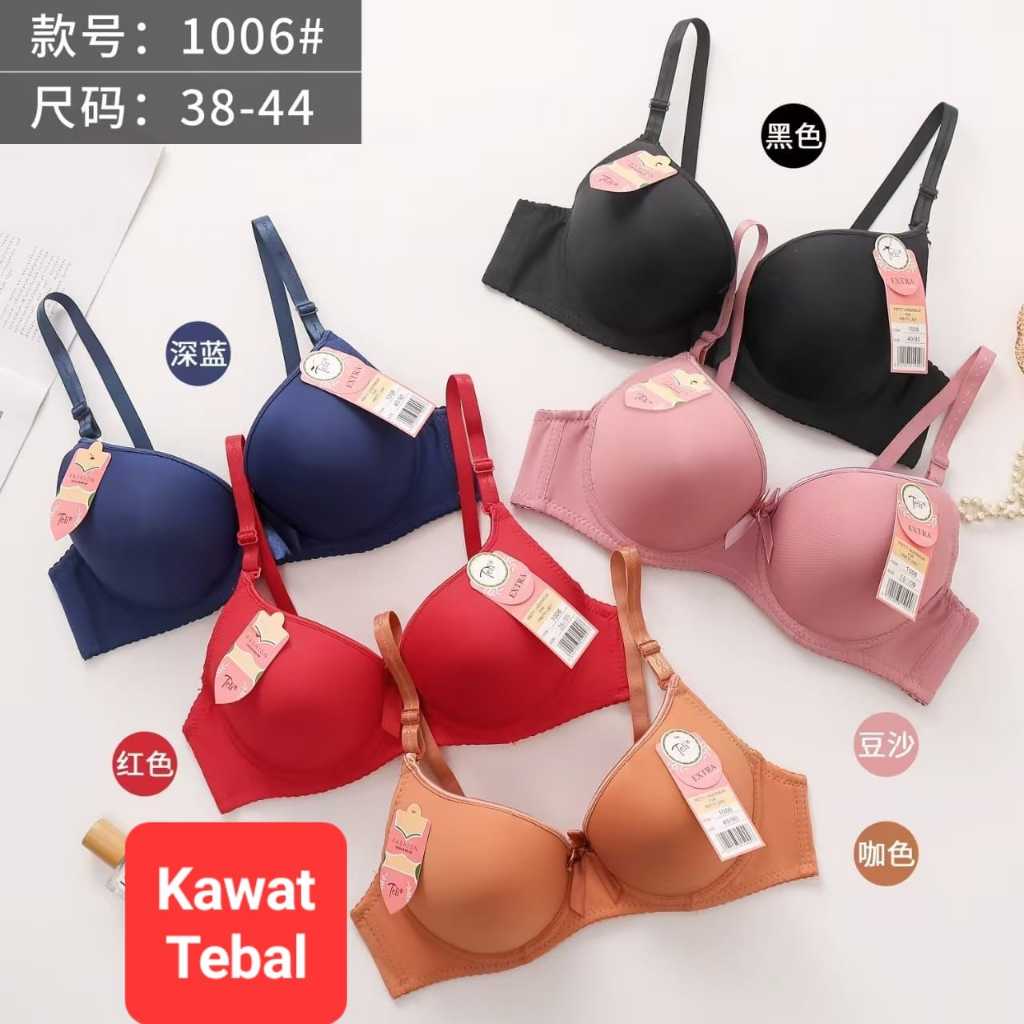 BRA WANITA PUSH UP BUSA TEBAL ADA KAWAT IMPORT KAIT TIGA BH PEREMPUAN BUSA TEBAL
