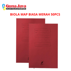 BIOLA MAP BIASA MERAH 50PCS (PACK)