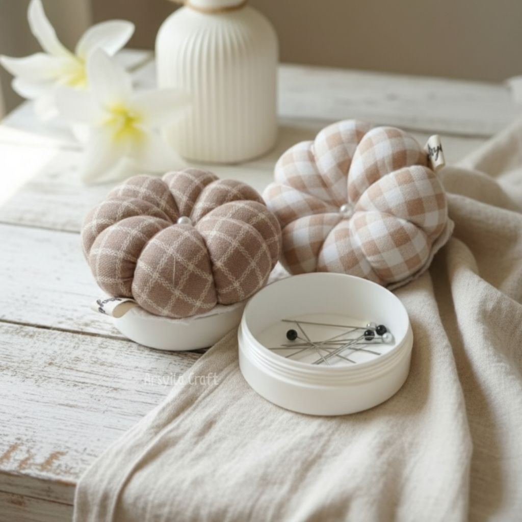 Arsyila- Pincushion Tempat Jarum Pentul Wadah Peniti Aksesoris Hijab dan Souvenir Pernikahan