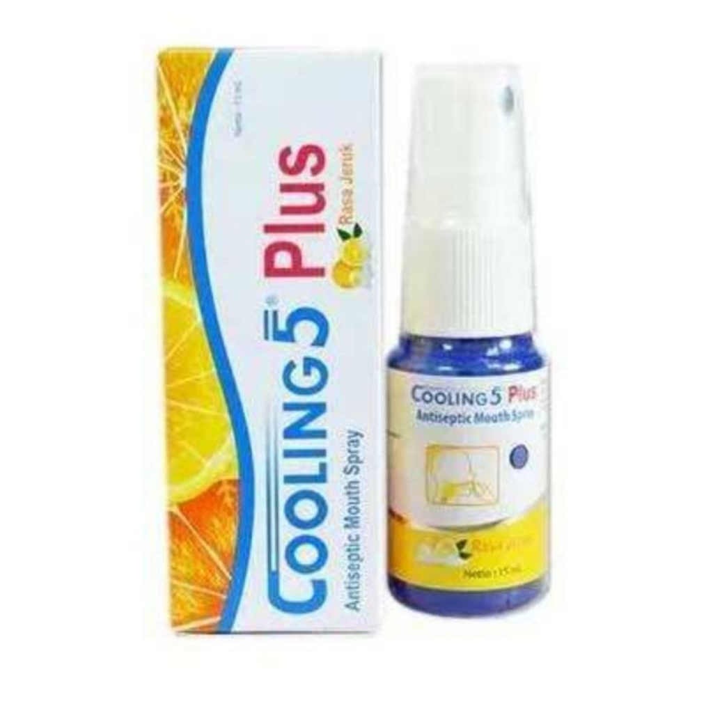 Cooling 5 Plus Spary kumur untuk sakit gigi exp 2027