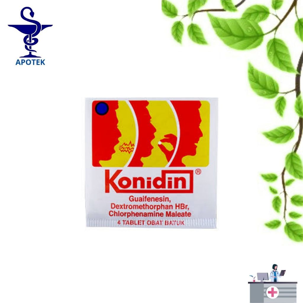 Konidin Strip Konimex Isi 4 Tablet Batuk Berdahak