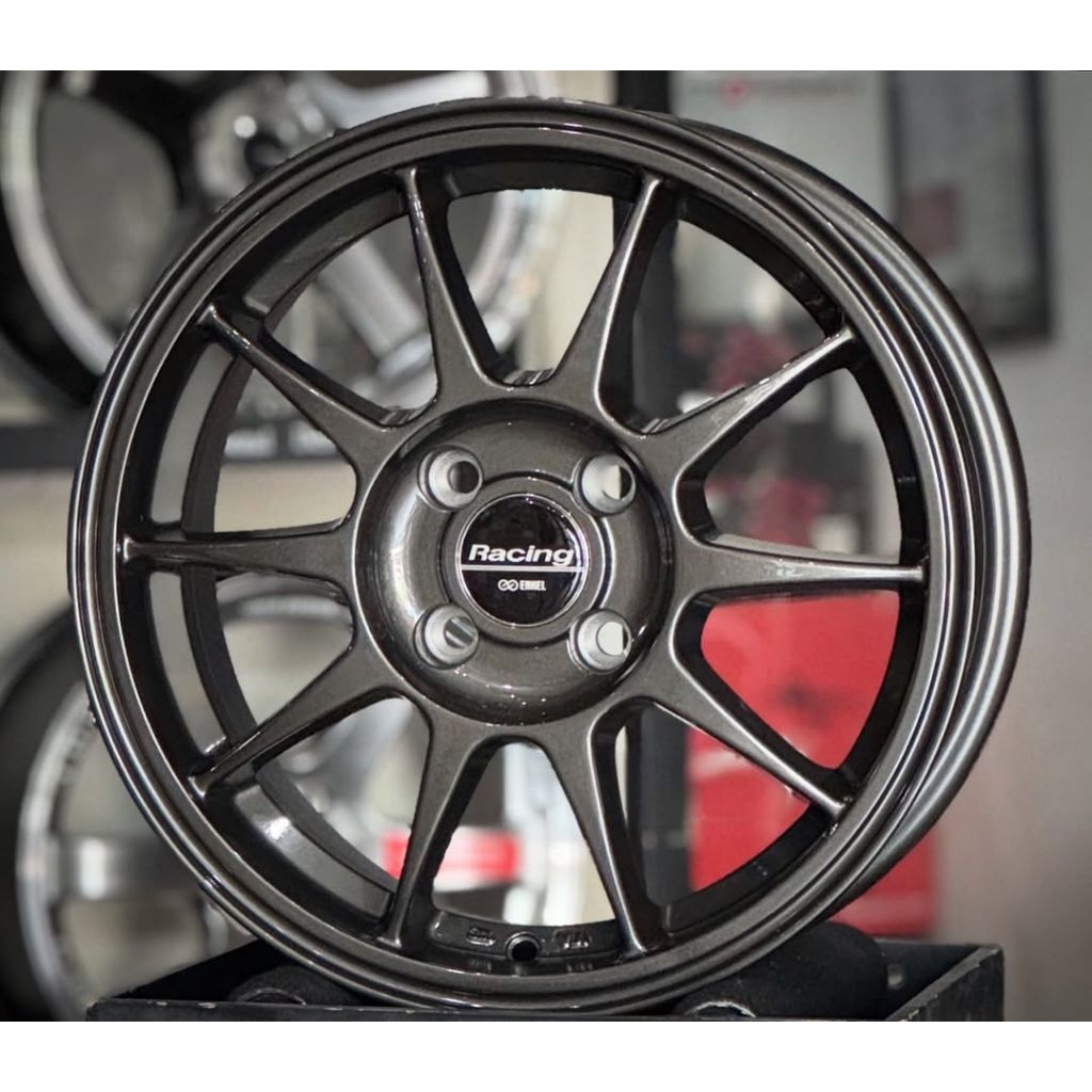 velg enkei tarmac ring 15 pcd 4x100 lebar 6,5 velg mobil r15 cocok untuk brio jazz city freed vios y