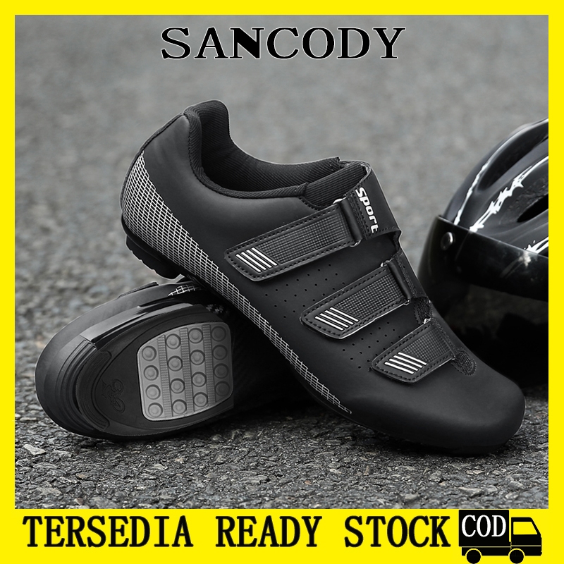 Tersedia Sepatu Sepeda Pria Roadbike non cleat Original Flat Non Cleat Gowes Shoes Sepatu Sepeda non