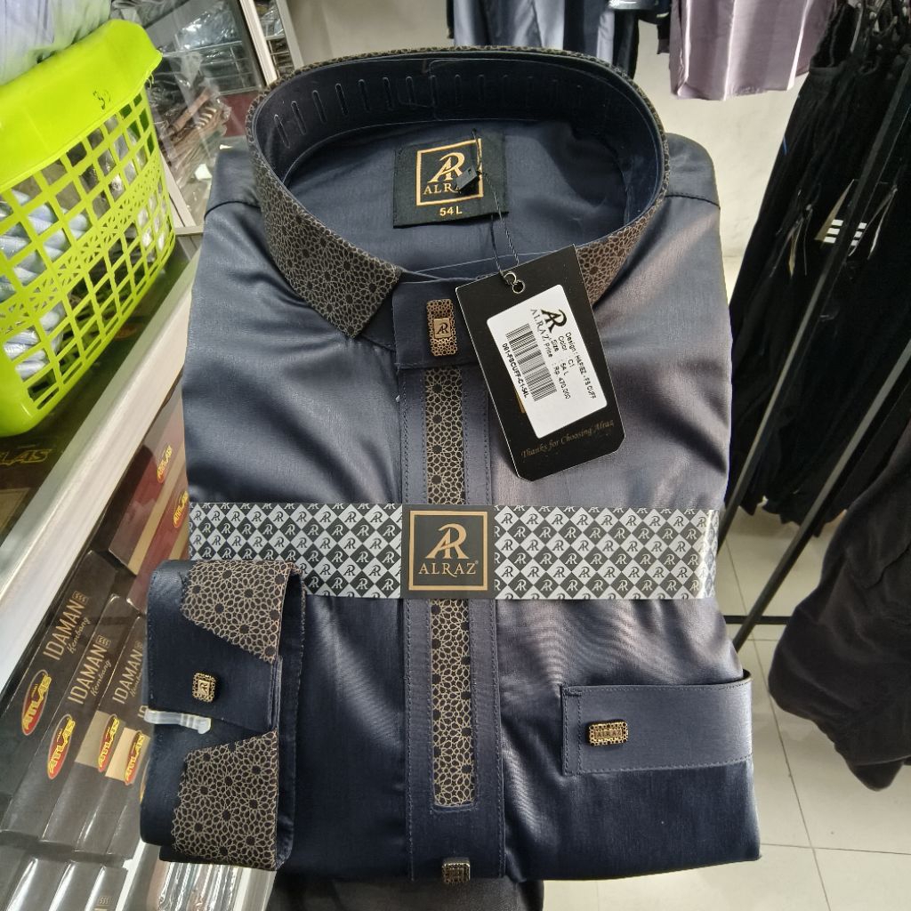 AL RAZ TERBARU Jubah Gamis Al Raz Polyester Manset Premium High Quality Muslim Wear