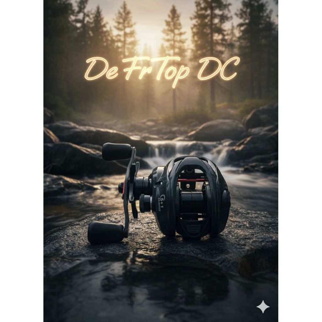 Reel BC DEFRTOP DC System Finesse Ultralight Suara Zing Gear Ratio 7.1:1 Super Ringan Left Handle