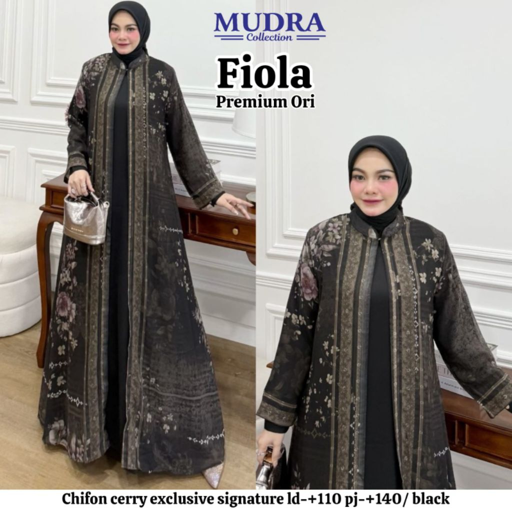Mudra Collection / Gamis Terbaru / Gamis Wanita / Gamis Premium / Fimela / Fajria / Fiola / Mudra Hi