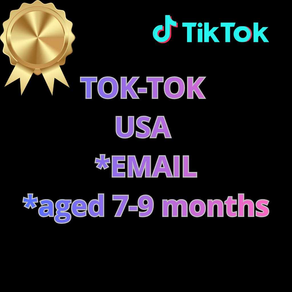 Akun TokTok usa with email access