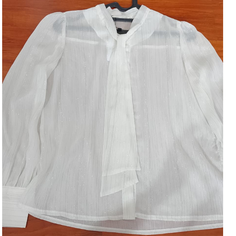 Blouse Kemeja Wanita Motif Garis