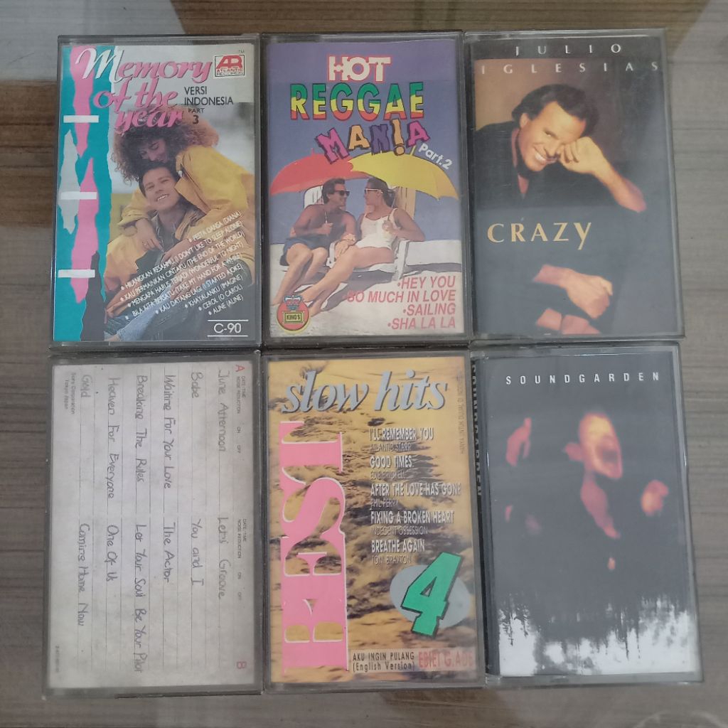 Kaset Pita Koleksi Lagu Barat / Cassette Tape Koleksi Lagu Barat / Lagu Barat versi Bahasa Indonesia