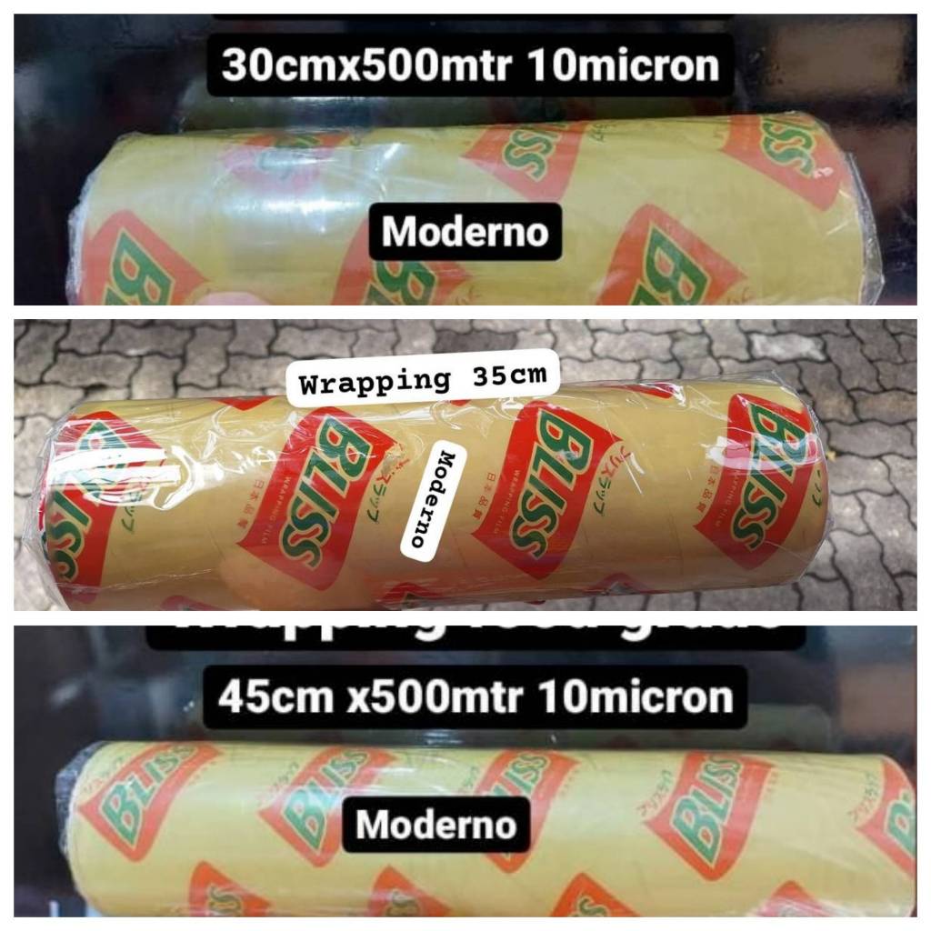 BLISS Plastik Wrap Makanan 30cm - Plastik wrapping 35cm - Bliss wrapping 45cm