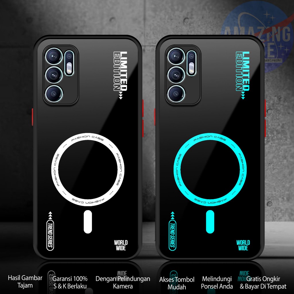 Softcase Glass kaca For OPPO RENO 6 4G CPH 2335 RING2 Casing Handphone Case Hp Procamera