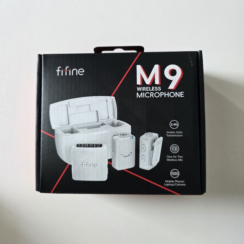 (EX-REVIEW) FIFINE M9 MIC WIRELESS (WHITE)