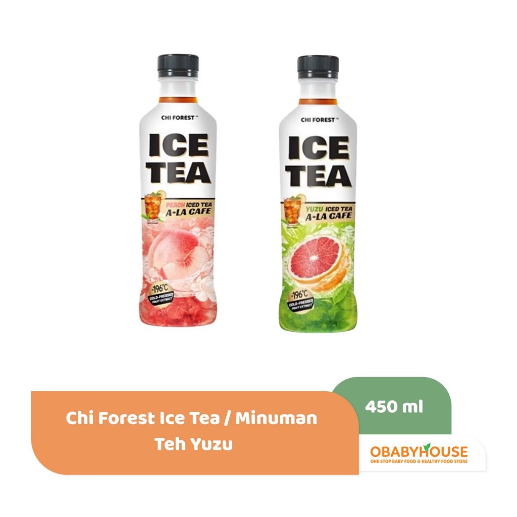 Chi Forest Ice Tea / Minuman Teh YUZU 450 ml