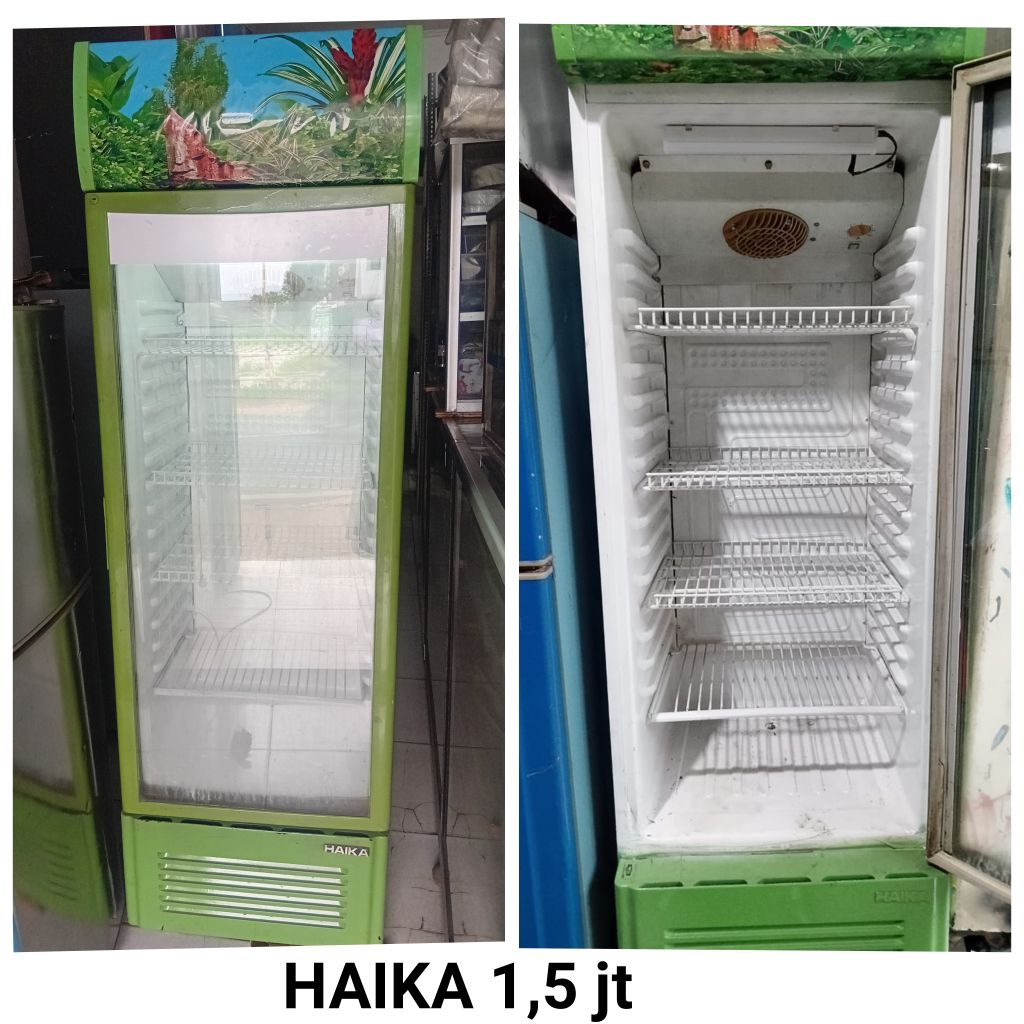 showcase pendingin chiller bekas bergaransi