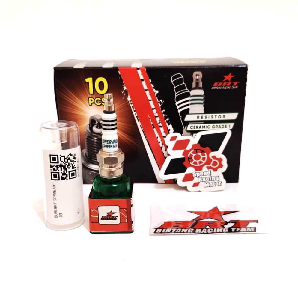 BUSI RACING ORIGINAL BRT SUPER IRIDIUM CPR9 BEAT SCOOPY SPACY FI ESP POP STREET KARBU VARIO 110