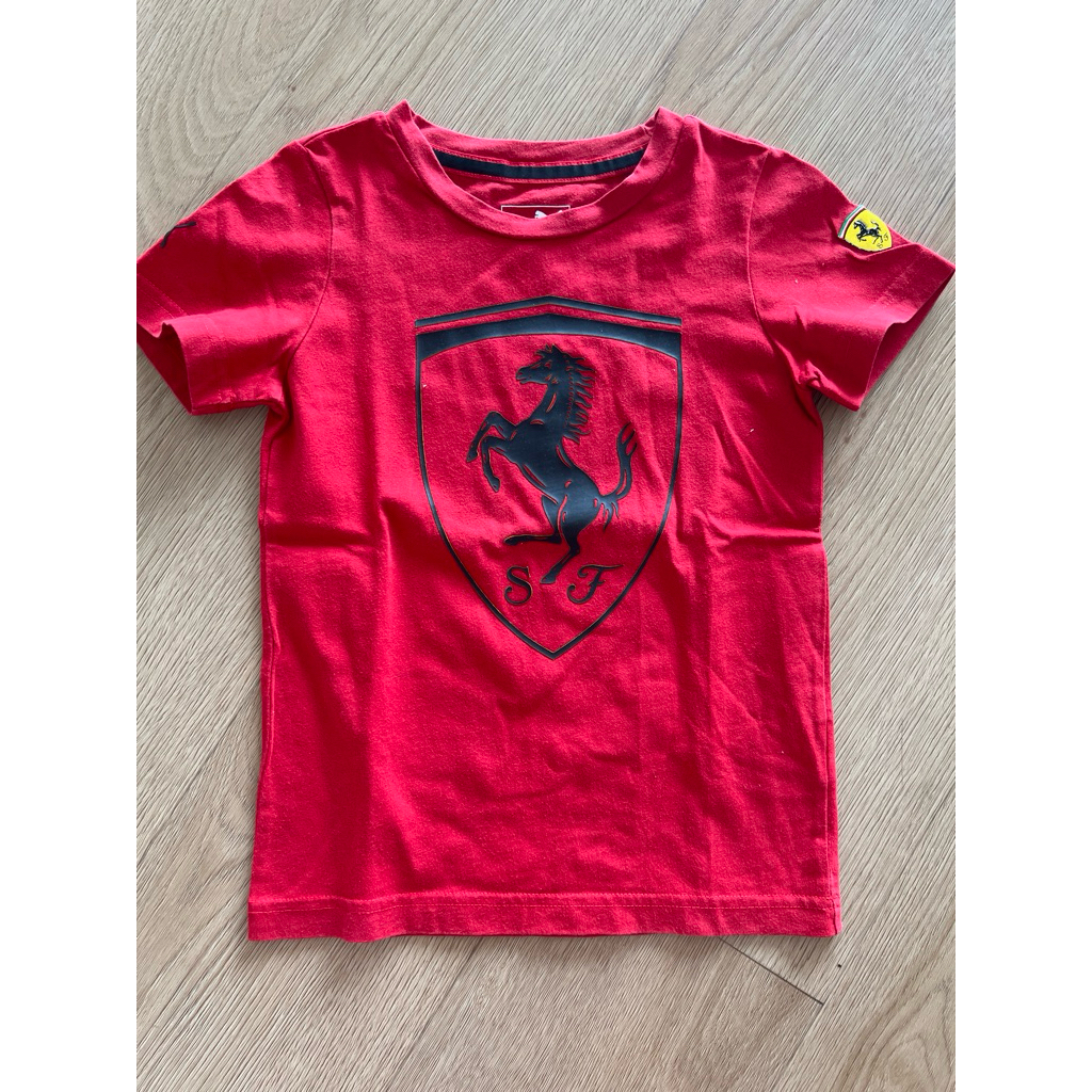 Preloved Ferrari x Puma Tshirt Size 5-6y