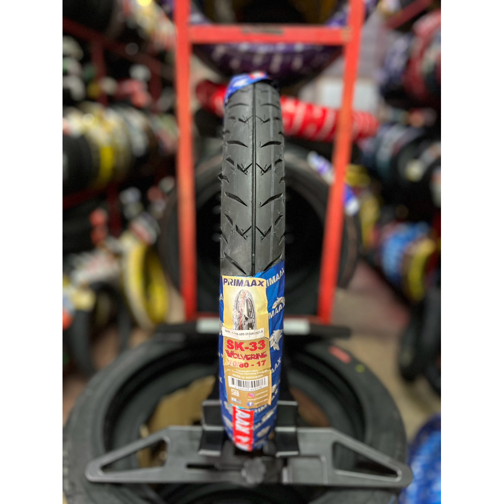 Ban cacing PRIMAAX SK33 50/90-17 60/80-17 70/80-17 TUBETYPE ban cacing ban kecil ban original sk33