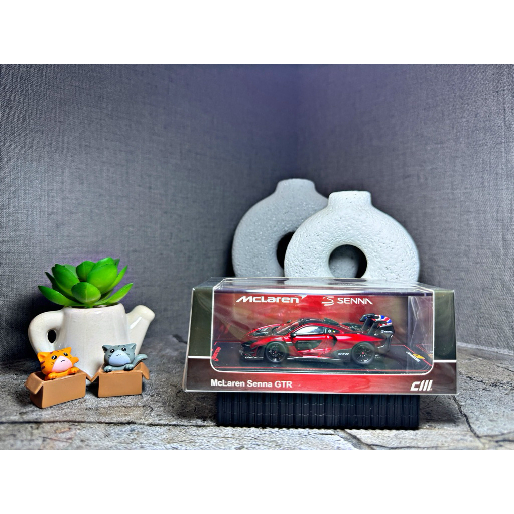 CM Model Mclaren Senna GTR Red