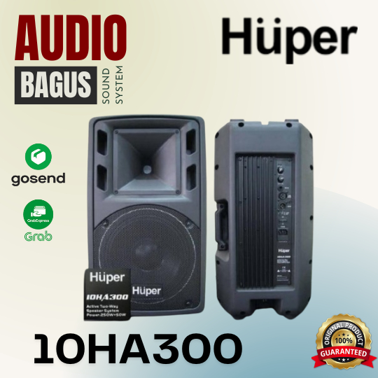 HUPER 10HA300 Speaker Aktif 10" 10inch (Harga = 1pc)