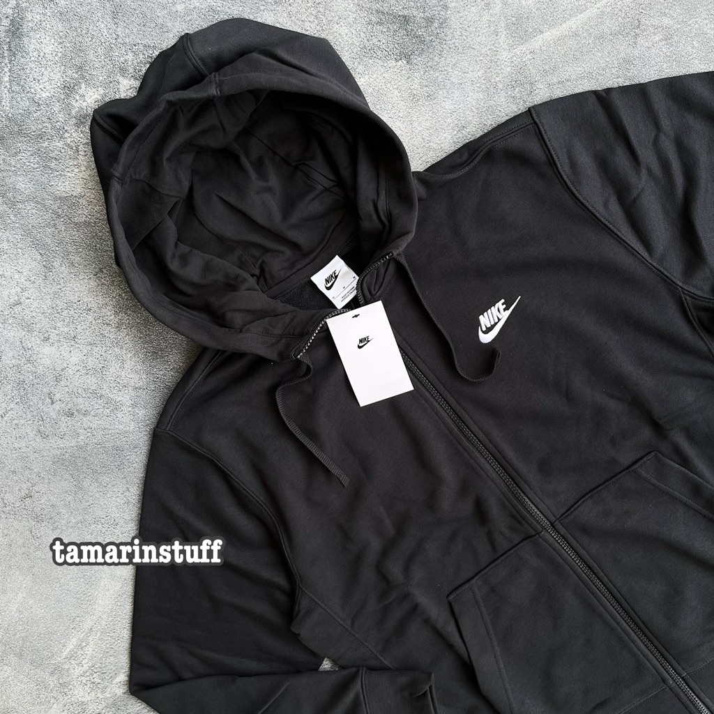 Zip-Hoodie Nike Fleece Bessic Black