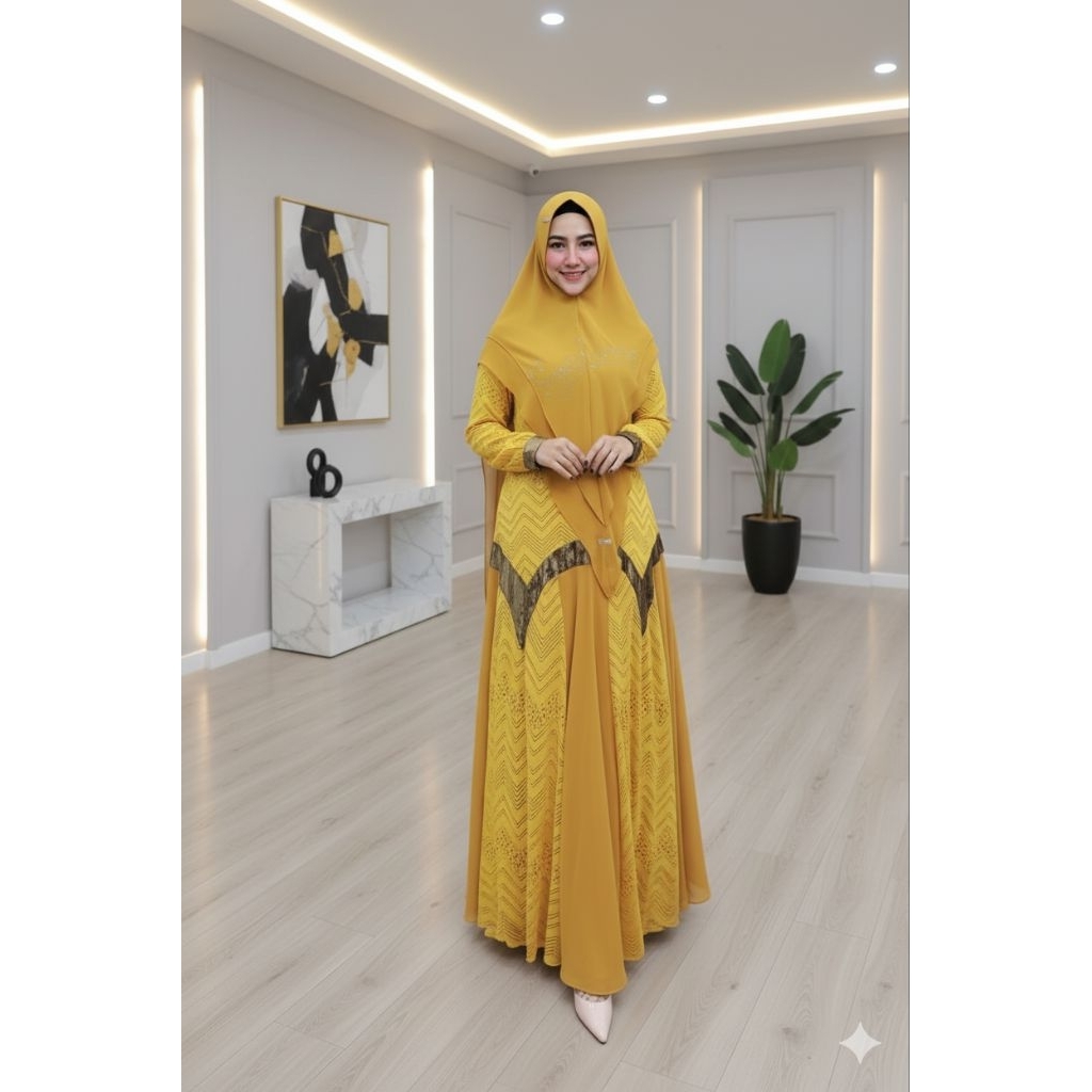 beatrice gamis brukat  by Syafeera