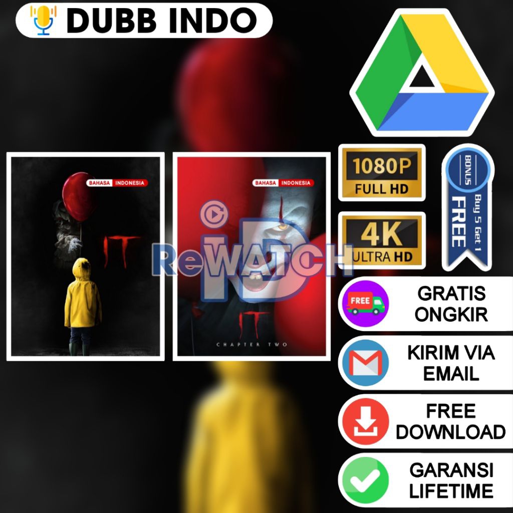 FILM IT HORROR (LENGKAP) DUBBING BAHASA INDONESIA