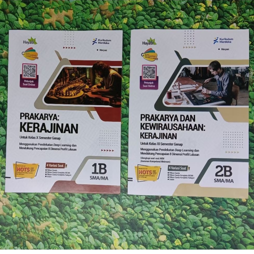 LKS Prakarya Kewirausahaan KERAJINAN PKWU SMA źMA SMK kelas 10 11 12 Semester 2 Kur MERDEKA Hayati D