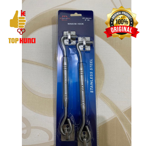 MULLER -Hak Angin Jendela 8 Ss 401 (2 pcs ) | Cantolan Jendela Penahan Jendela Top Kunci