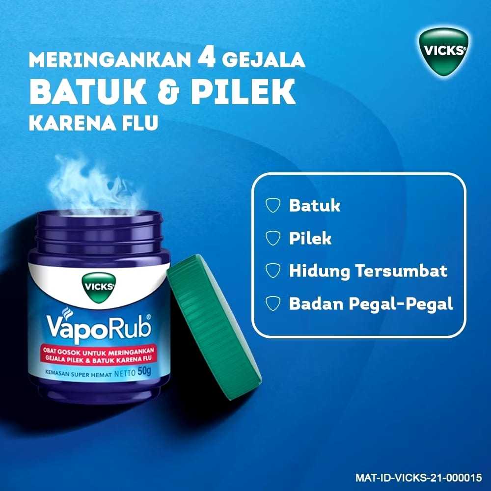 Vicks Vaporub Balsem Meringankan Gejala Batuk dan Pilek 25gr VICKS BABY BALSAM/CREAM BABY