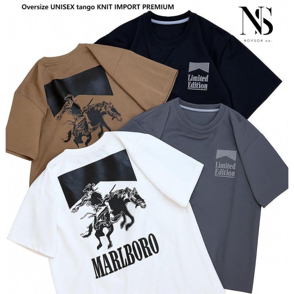 Kaos MARLBORO Limited Edition Tango Premium Knit Import Kaos Oversize Premium Trendy Masa Kini - NOV